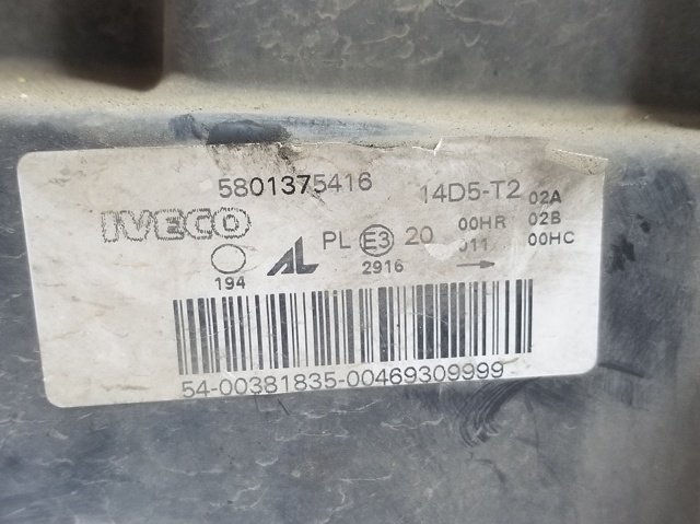 Luz esquerda 5801375416 IVECO
