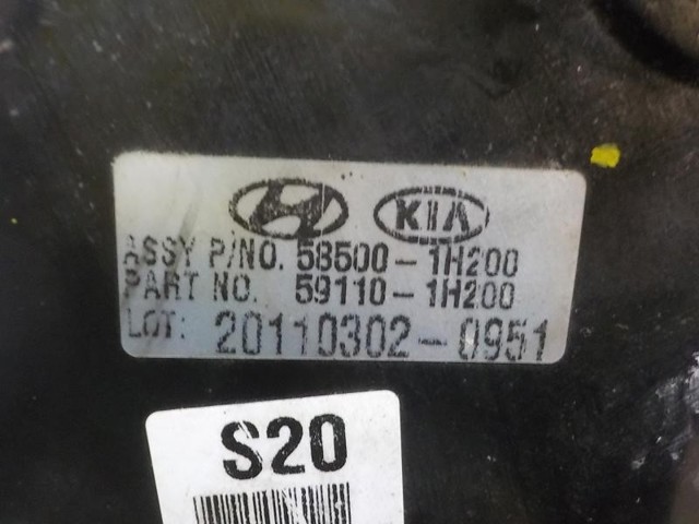 Reforçador dos freios a vácuo 591101H010 HYUNDAI