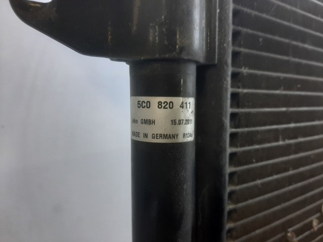 Radiador de aparelho de ar condicionado 5C0820411 VAG