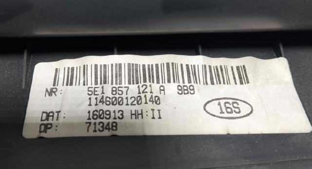 Tampa da caixa para luvas (porta-luvas) 5E1857121A VAG