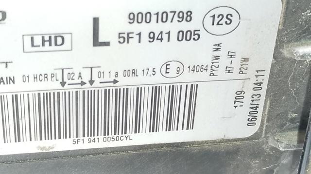 Luz esquerda 5F1941005 VAG
