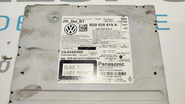 Unidade de controlo multimídia 5G0035819A VAG