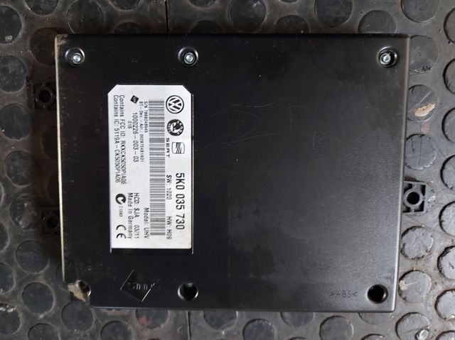 Unidade de controlo Bluetooth 5K0035730 VAG