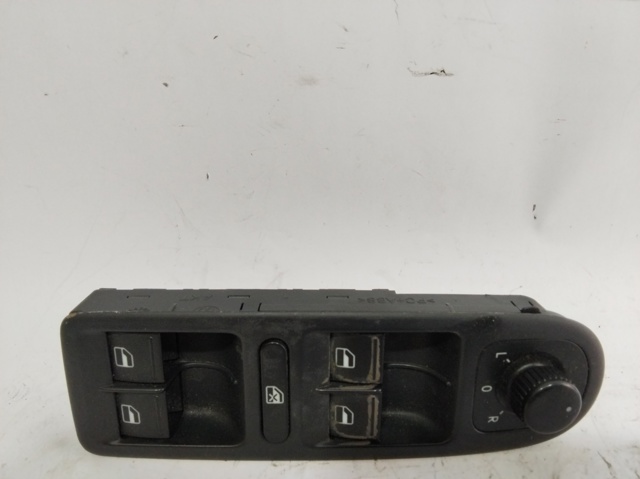 Painel (placa sobreposta) de bloco de controlo de elevador de vidro dianteiro esquerdo 5K0867255A VAG