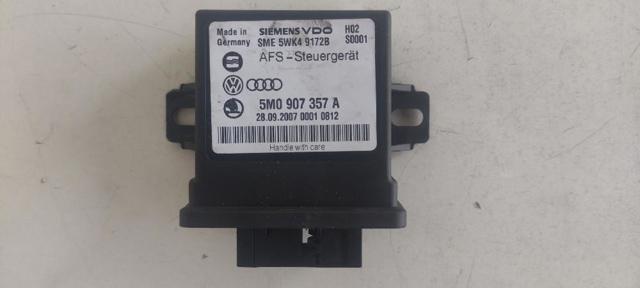 Módulo de direção (Centralina eletrônica) de iluminação adativa 5M0907357A VAG