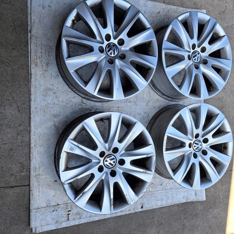 Discos de roda de aleação ligeira (de aleação ligeira, de titânio) para Volkswagen Tiguan 5N1, 5N2
