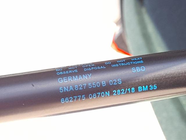 Amortecedor de tampa de porta-malas (de 3ª/5ª porta traseira) 5NA827550B VAG