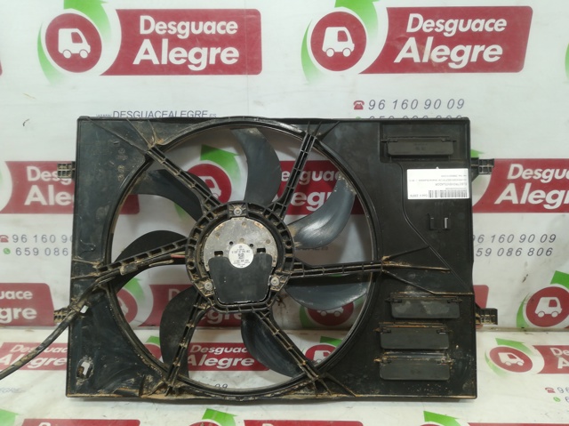 Difusor do radiador de esfriamento, montado com motor e roda de aletas 5Q0121203G VAG