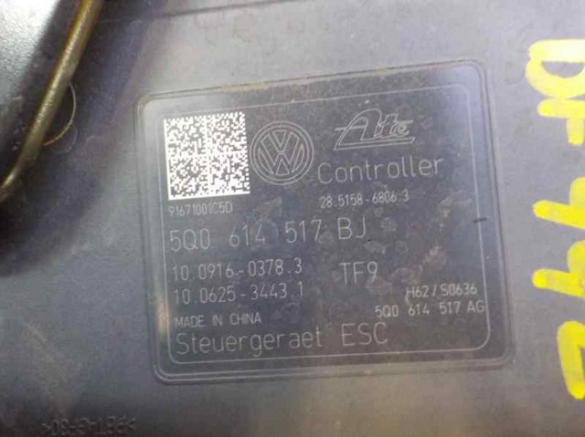 Unidade hidráulico de controlo ABS 5Q0614517CCBEF VAG