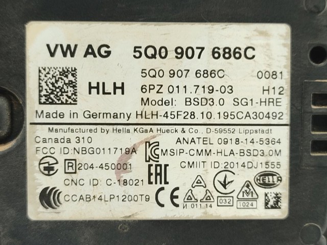5Q0907686C VAG