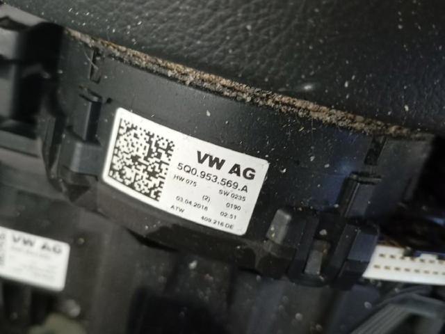 Anel AIRBAG de contato, cabo plano do volante para Skoda SuperB 3V3