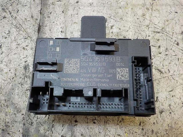 Módulo de conforto da porta dianteira 5Q4959593BZ00 VAG