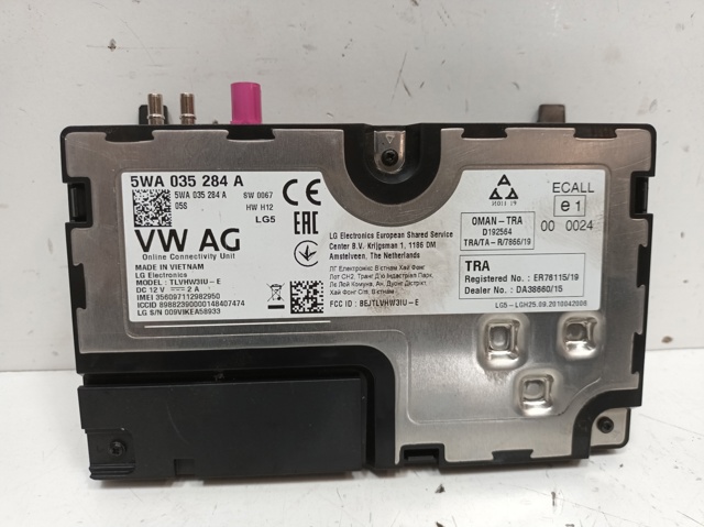 Unidade de conforto Volkswagen Golf 8 CG5, DB5