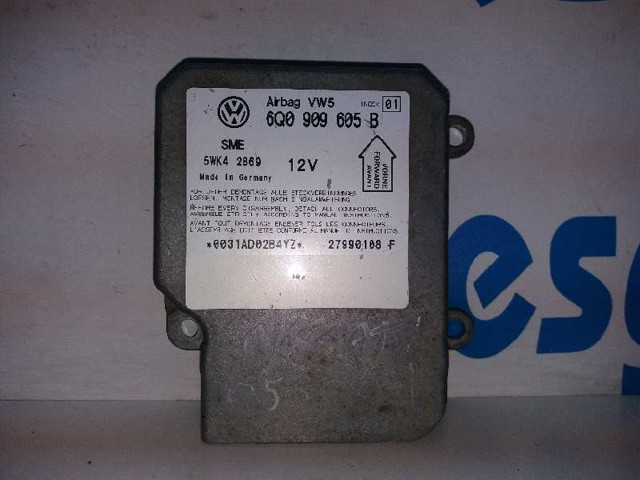 Módulo processador de controlo da bolsa de ar (Centralina eletrônica AIRBAG) 5WK42869 VAG