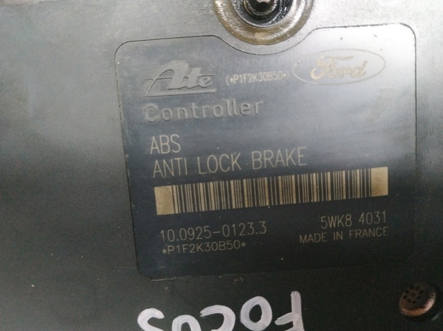 Unidade hidráulico de controlo ABS 5WK84031 FORD