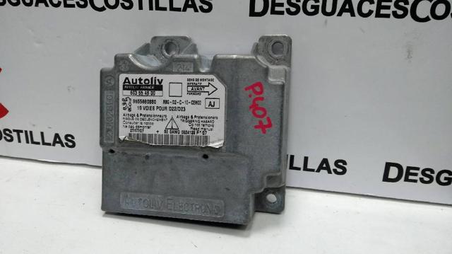 Módulo processador de controlo da bolsa de ar (Centralina eletrônica AIRBAG) 603554600 PEUGEOT