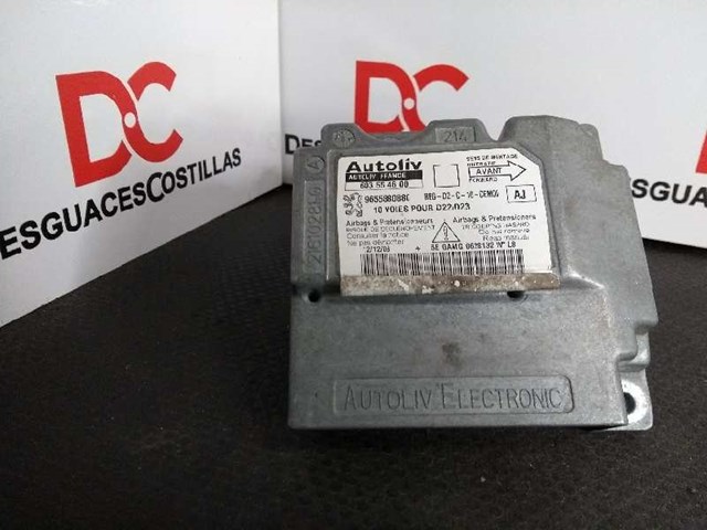 Módulo processador de controlo da bolsa de ar (Centralina eletrônica AIRBAG) 603554600 PEUGEOT