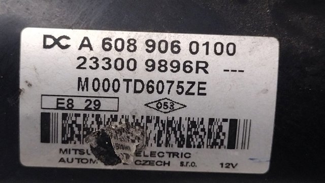 Motor de arranco 6089060100 MERCEDES
