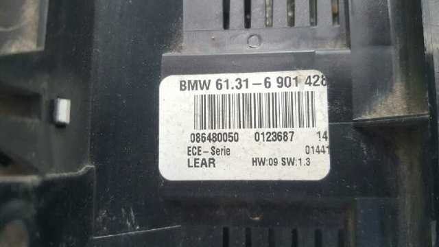 Comutador das luzes no "painel de instrumentos" 61316901428 BMW
