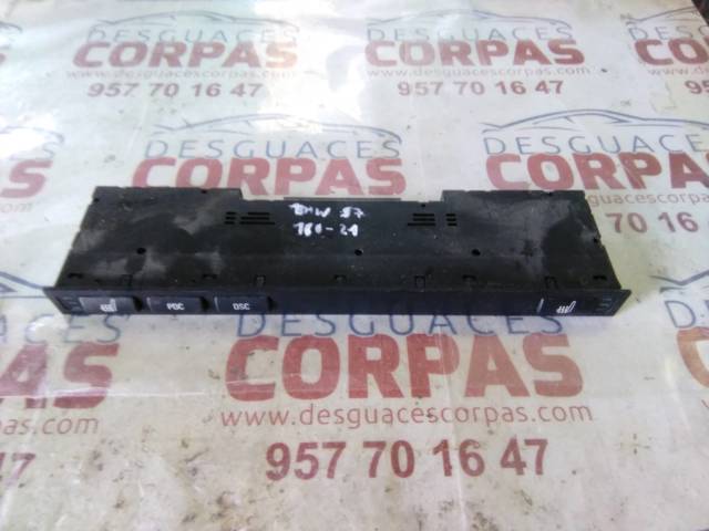 Bloco de botões do console central 61318373776 BMW