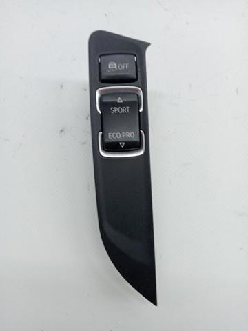 Unidade de botões de controlo de elevador de vidro de consola central 61319391705 BMW