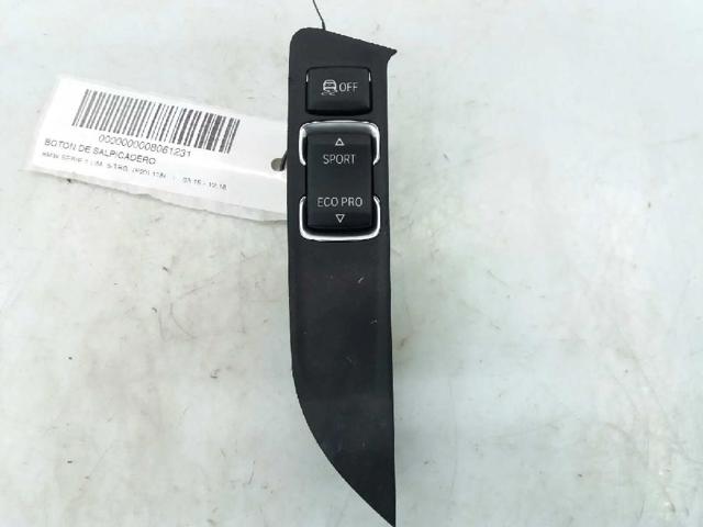 Unidade de botões de controlo de elevador de vidro de consola central 61319391705 BMW