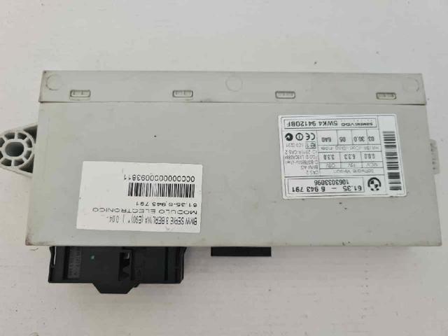 Módulo de direção (Centralina eletrônica) de imobilizador 61356943791 BMW