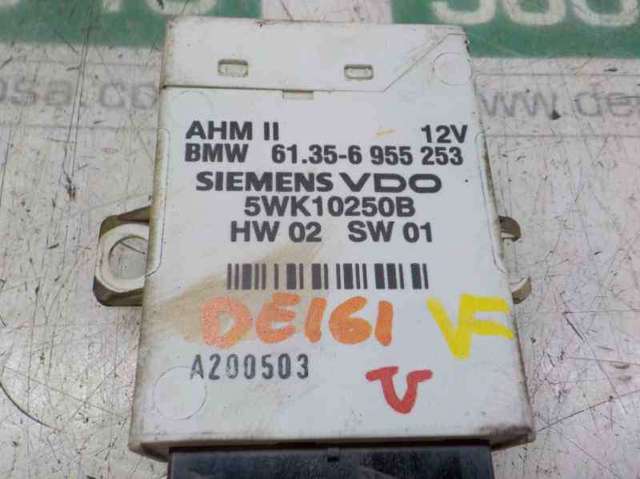 Unidade de controlo de gancho de reboque 61356955253 BMW