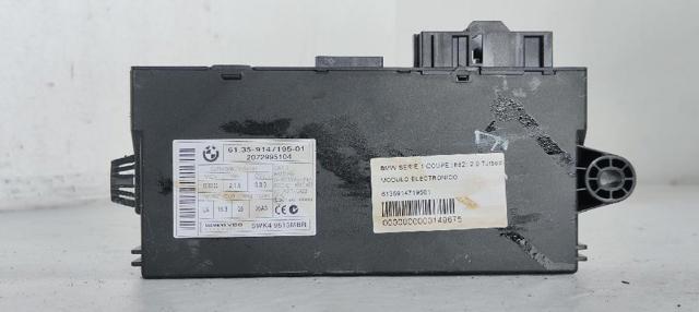 Módulo de direção (Centralina eletrônica) de imobilizador 61359147195 BMW