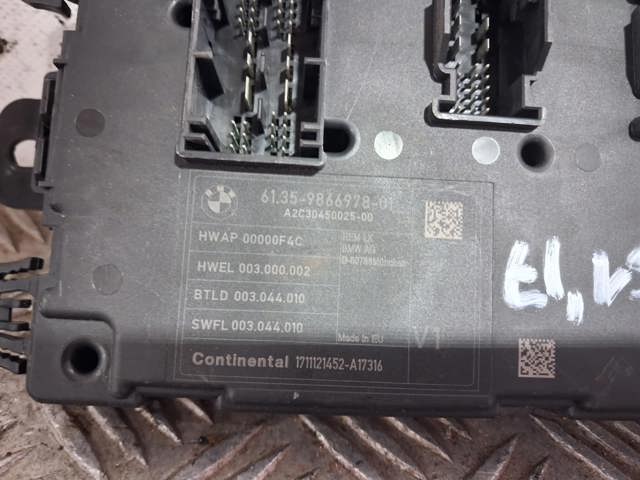 Unidade de dispositivos de segurança 61359866978 BMW