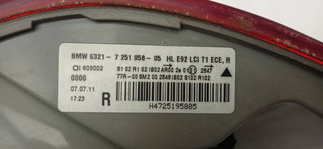 63217251958 BMW