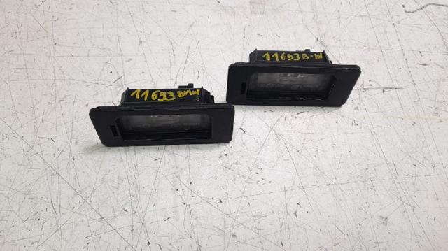 Lanterna da luz de fundo de matrícula traseira 63267193293 BMW