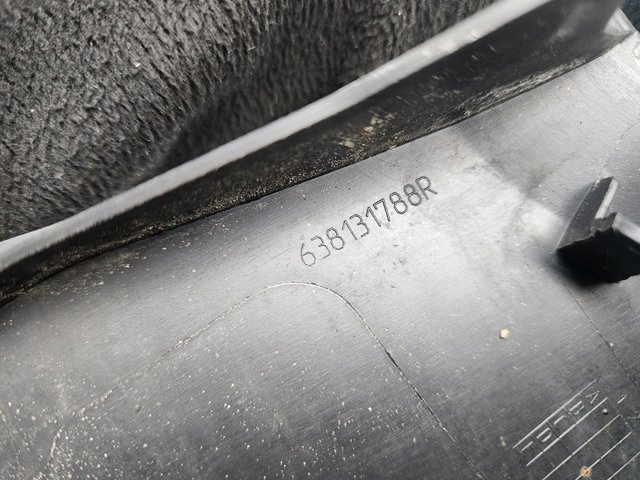 Expansor (placa sobreposta) de arco do pára-lama dianteiro esquerdo 638131788R RENAULT