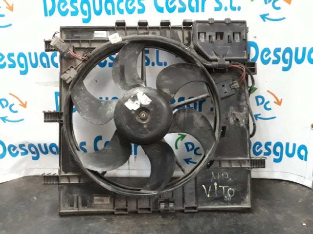Ventilador elétrico de esfriamento montado (motor + roda de aletas) 6385001093 MERCEDES