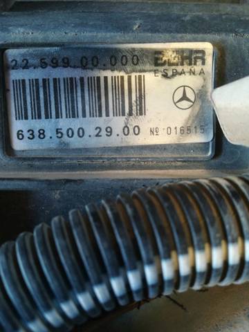 Ventilador elétrico de esfriamento montado (motor + roda de aletas) 6385001093 MERCEDES