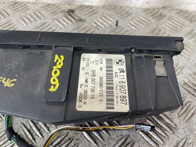 Unidade de controlo dos modos de aquecimento/condicionamento 64116907897 BMW