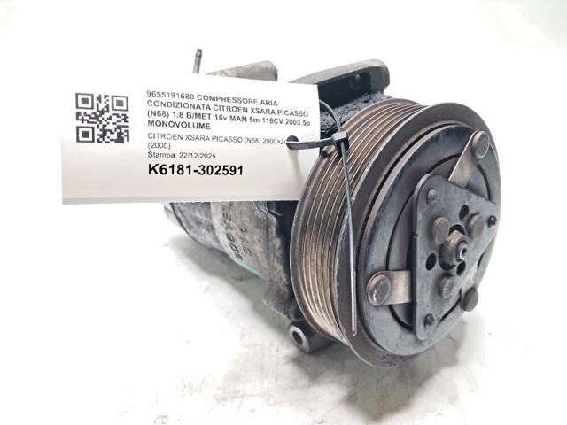 Compressor de aparelho de ar condicionado 6453EN PEUGEOT