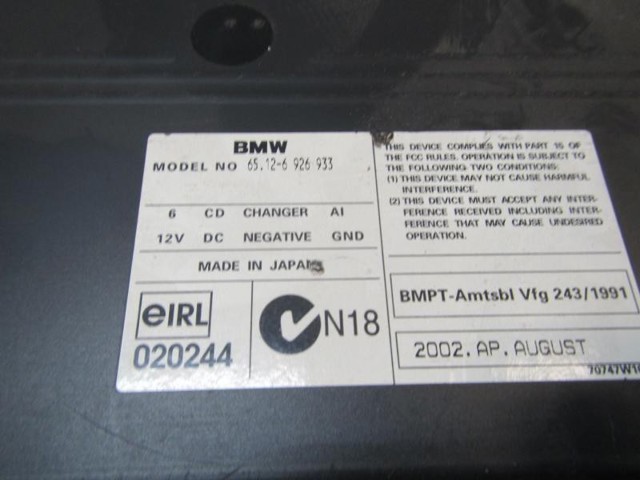 65126935934 BMW