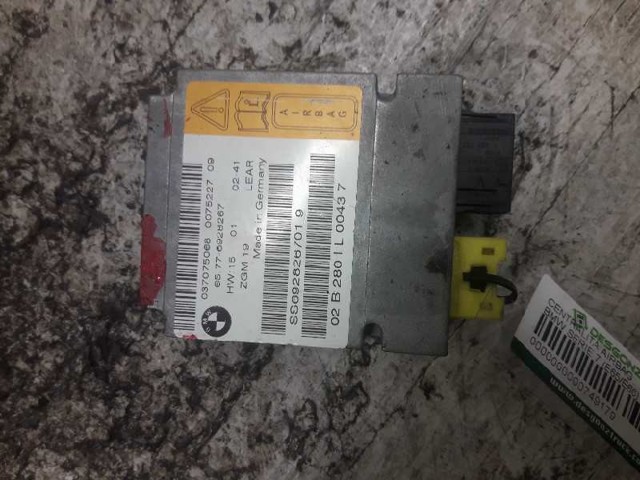 Módulo processador de controlo da bolsa de ar (Centralina eletrônica AIRBAG) 65776928267 BMW