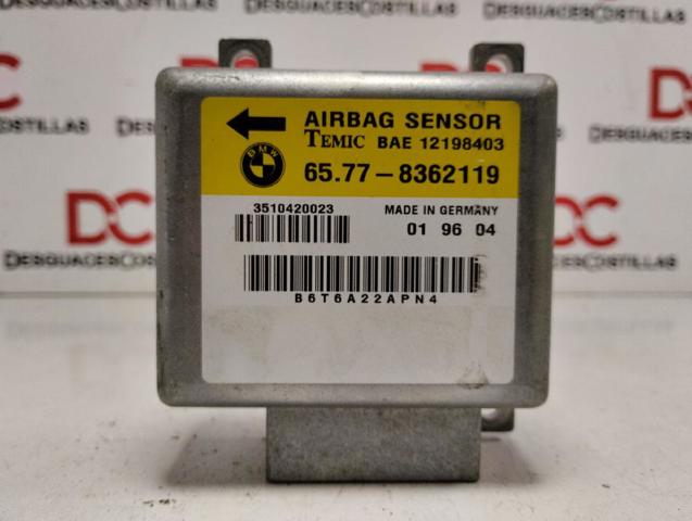 Módulo processador de controlo da bolsa de ar (Centralina eletrônica AIRBAG) 65778362119 BMW