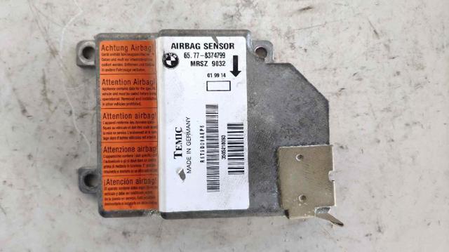 Módulo processador de controlo da bolsa de ar (Centralina eletrônica AIRBAG) 65778374799 BMW
