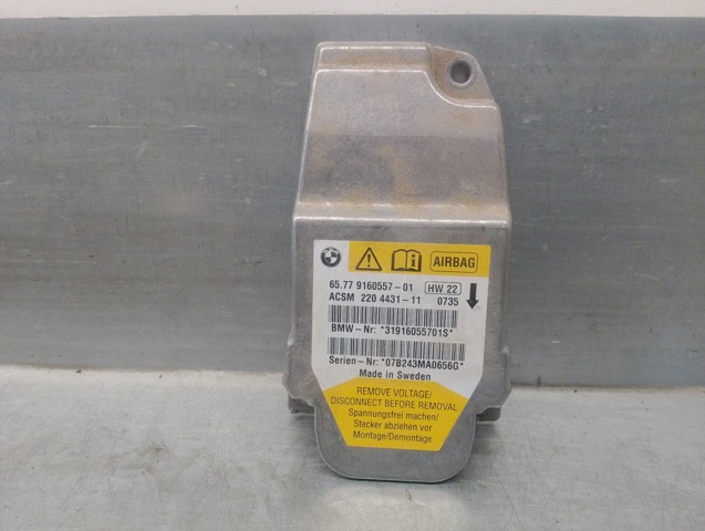 Módulo processador de controlo da bolsa de ar (Centralina eletrônica AIRBAG) 65779160557 BMW