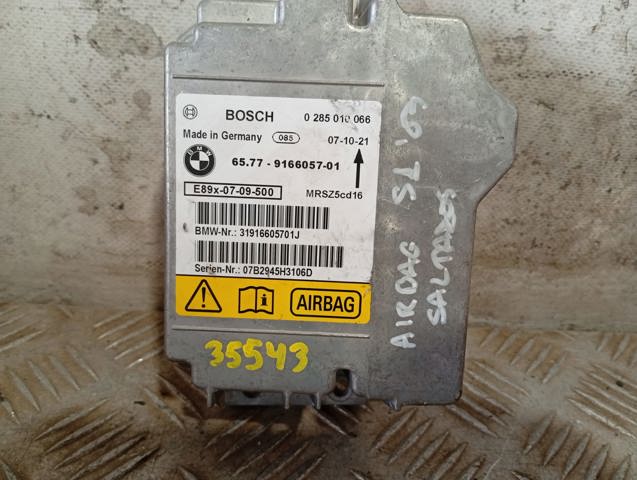 Módulo processador de controlo da bolsa de ar (Centralina eletrônica AIRBAG) 6577916605701 BMW