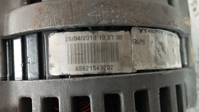 Gerador 6621543202 SSANG YONG