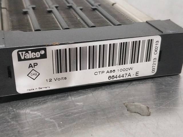 Aquecedor elétrico de ar do sistema de calefacção de salão 664447A RENAULT