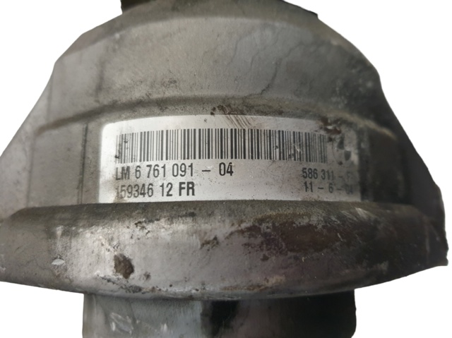 Coxim (suporte) esquerdo de motor 6761091 BMW