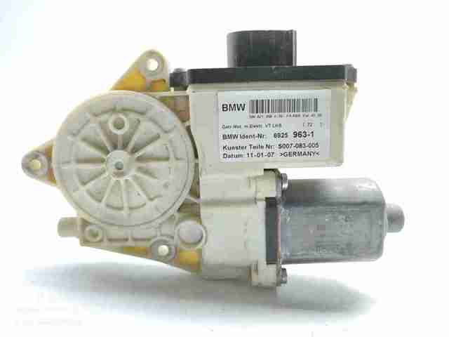 Motor de acionamento de vidro da porta dianteira esquerda 69259631 BMW