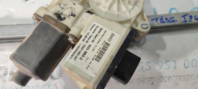 Motor de acionamento de vidro da porta traseira esquerda 6925965 BMW