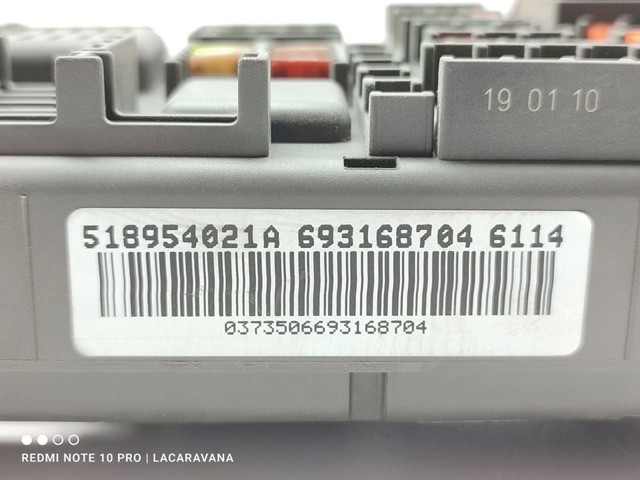 Unidade de dispositivos de segurança 6931687 BMW