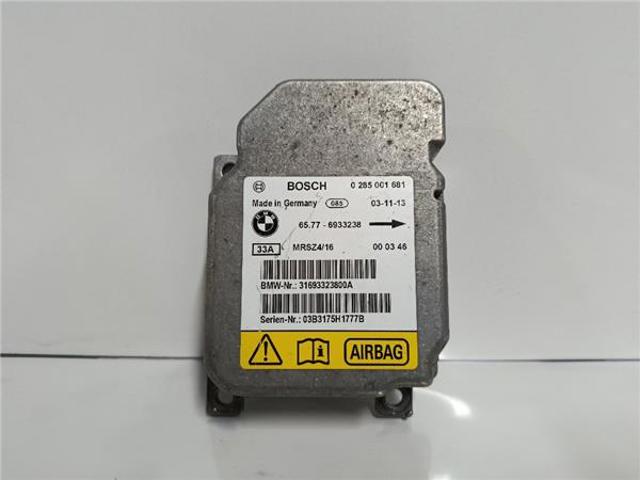 Módulo processador de controlo da bolsa de ar (Centralina eletrônica AIRBAG) 6933238 BMW